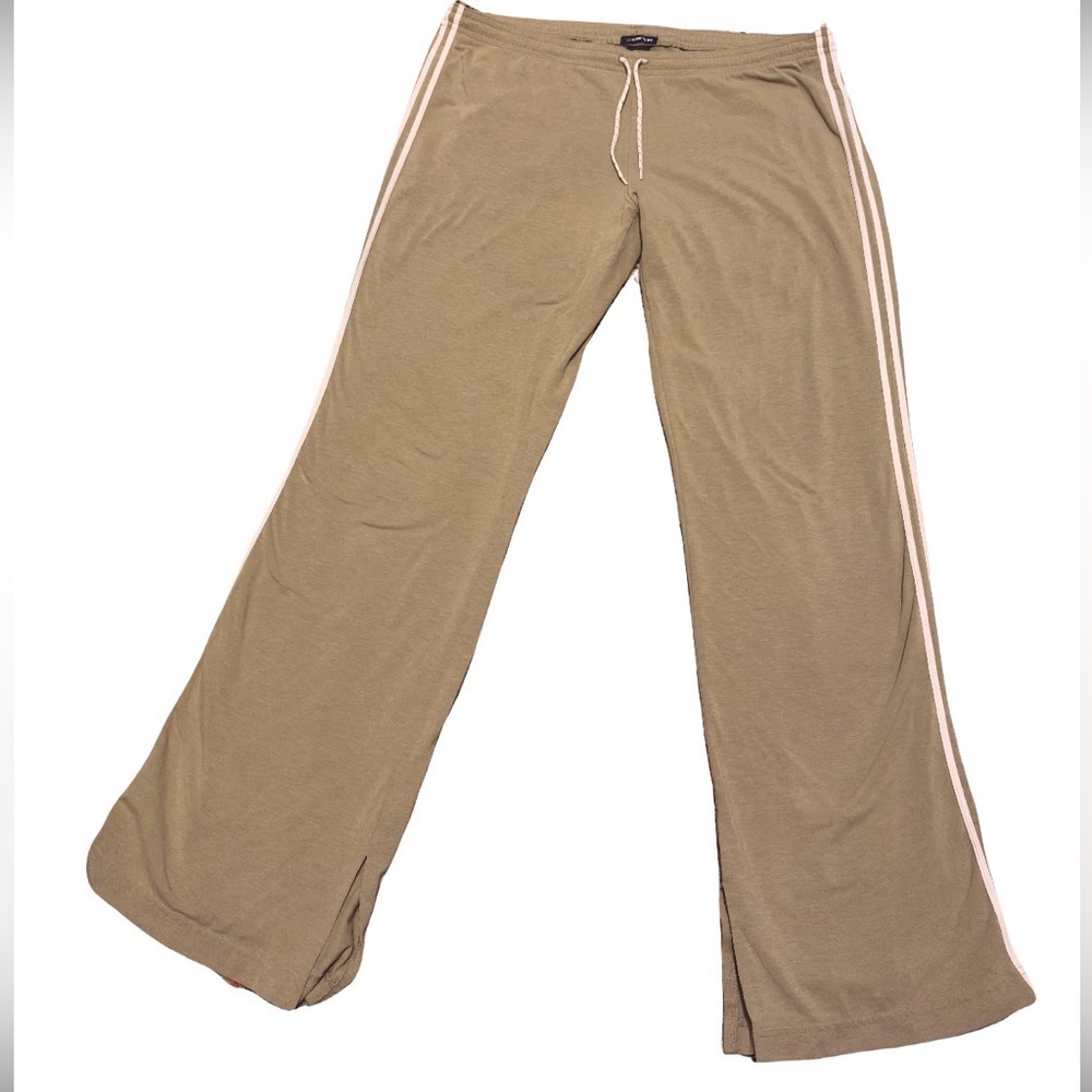 GAP Stretch Track Pants | Size Small | Olive Green Side Stripe Lounge pants
